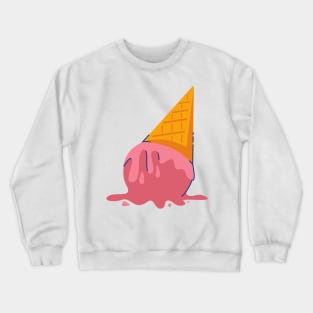 Melted Ice Cream Crewneck Sweatshirt